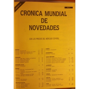 Cronica filatélica - Cronica Mundial de Novedades - 7 años - Del nº 1 (febrero 1985) al nº 73 (diciembre 1991) – imagen 2