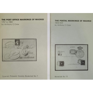 2 libros de la Spanish Philatelic Society Bookclub Nº7 y Nº13. Markings of Madrid. Raros – imagen 14