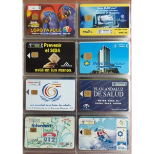 167 tarjetas telefónicas diferentes + Álbum, 103 de España, cupones recarga y otros, ver descripción – imagen 5