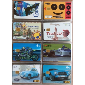 167 tarjetas telefónicas diferentes + Álbum, 103 de España, cupones recarga y otros, ver descripción – imagen 6