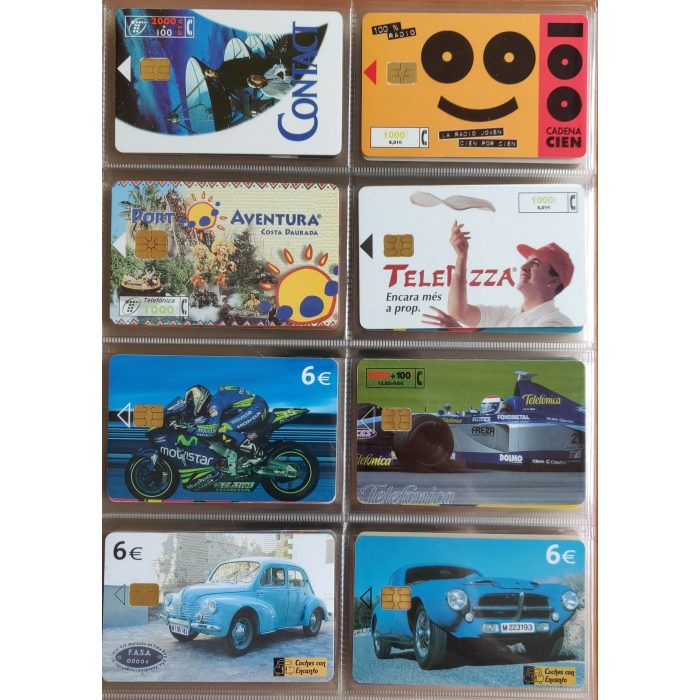 167 tarjetas telefónicas diferentes + Álbum, 103 de España, cupones recarga y otros, ver descripción – imagen 6