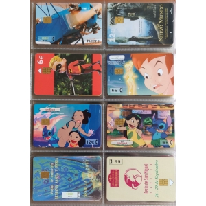 167 tarjetas telefónicas diferentes + Álbum, 103 de España, cupones recarga y otros, ver descripción – imagen 8