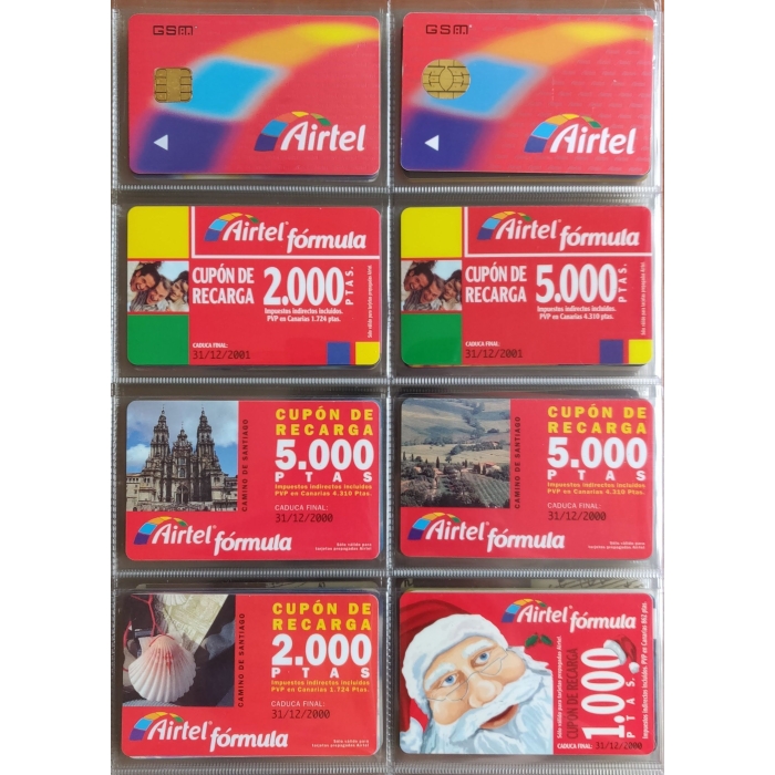 167 tarjetas telefónicas diferentes + Álbum, 103 de España, cupones recarga y otros, ver descripción – imagen 18