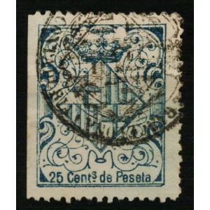 Barcelona timbre Municipal 1893