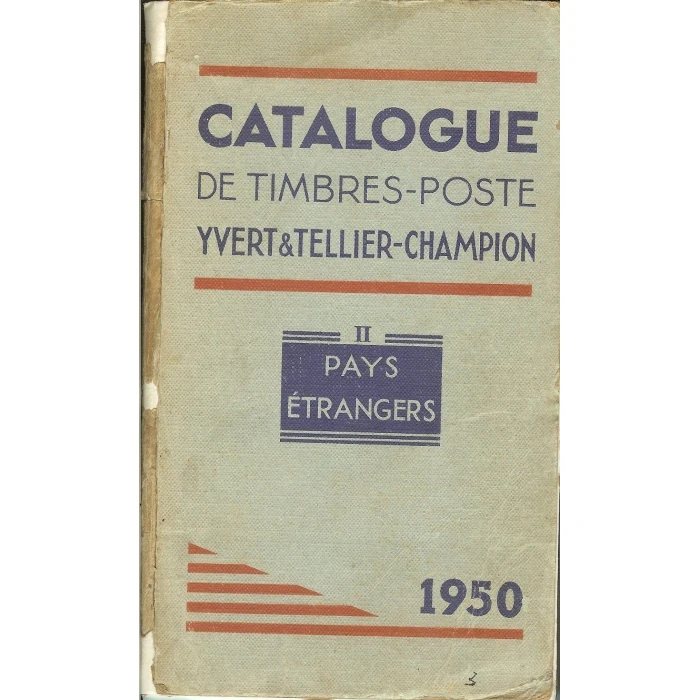 158 2 Catálogos Yvert y Tellier-Champion de 1950 – imagen 3