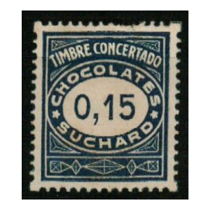 Timbre Concertado. Chocolates Suchard Grande