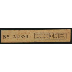 Las palmas. Impuesto sobre el T.abaco. Subsidios 1936/39. Guerra Civil