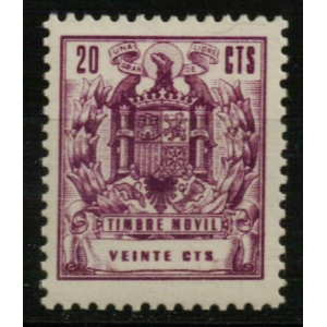 Especial Móvil. 1960/76. 20 cts. lila