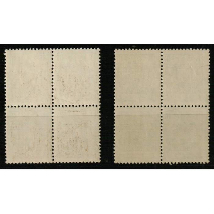 Especial Móvil. 1960/76. 10 cts. castaño gris y castaño negro (2 Bloques de 4) – imagen 2