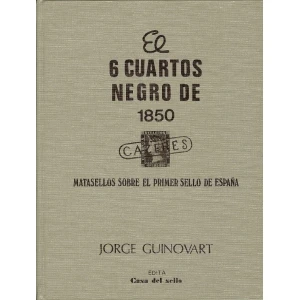 El 6 Cuartos negro de 1850