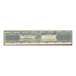 Precinta 250 gr. de Café Guinea Torrefacto 1958
