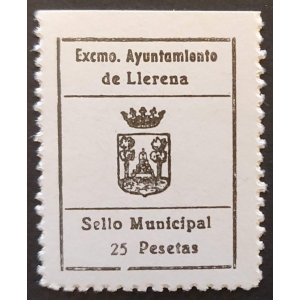 Llerena (Badajoz) Sello fiscal Municipal Ayuntamiento