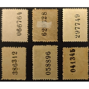 Ajuntament de Barcelona. Impostos Indirectes. Perfumería 1937. 6 Valores de la Serie – imagen 2