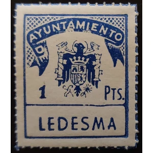 TIMBRE MUNICIPAL DEL AYUNTAMIENTO DE LEDESMA (SALAMANCA)