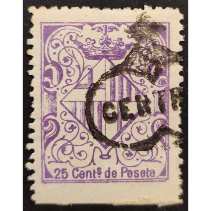 2181 Barcelona. Timbre Municipal 1886-1890-1895