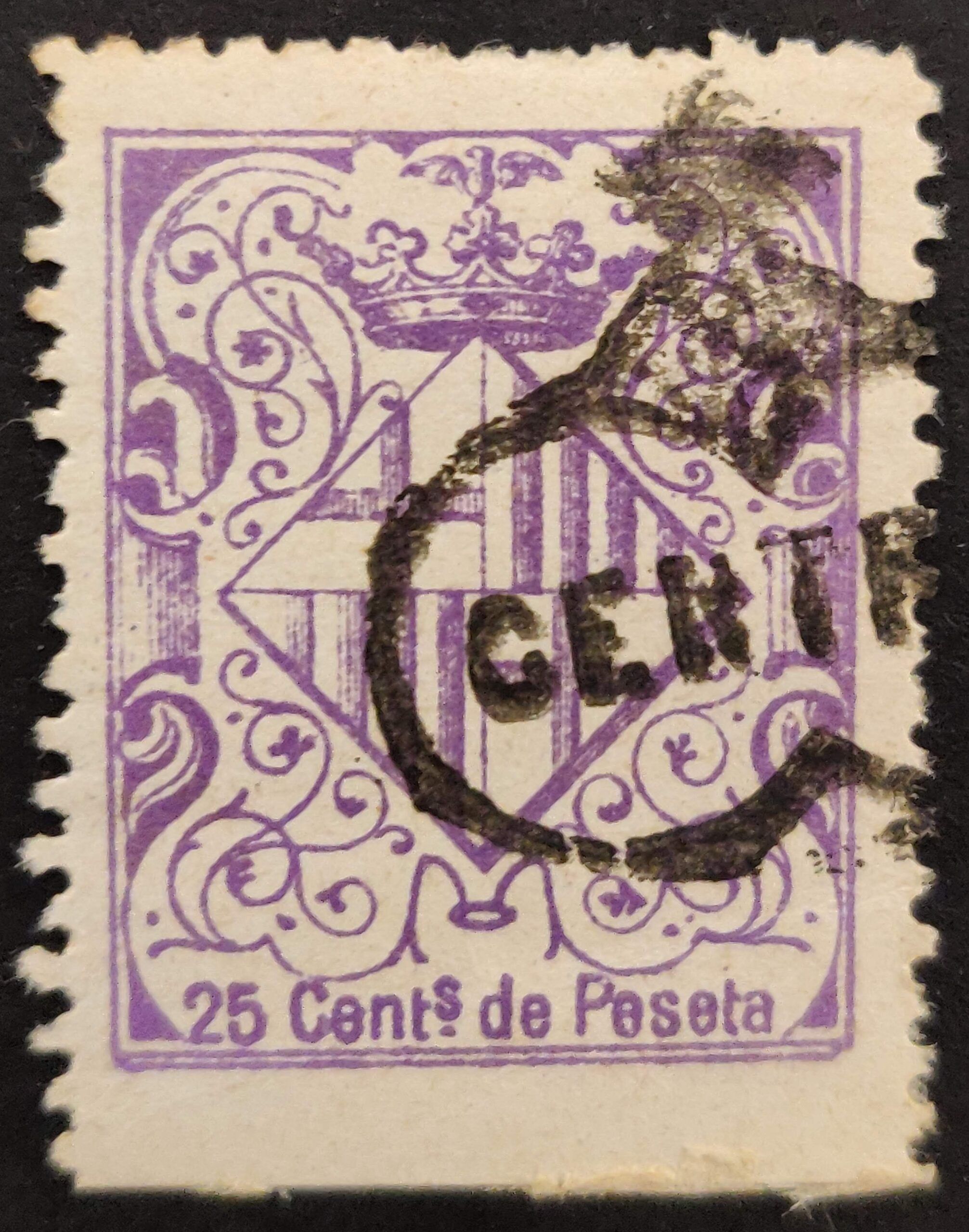 2181 Barcelona. Timbre Municipal 1886-1890-1895