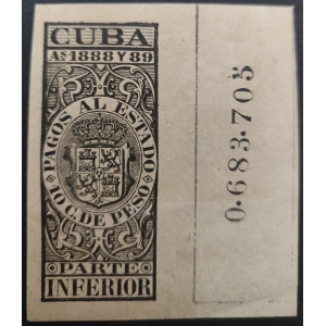 Colonias Españolas. Cuba. Pagos al Estado 1888 y 1889