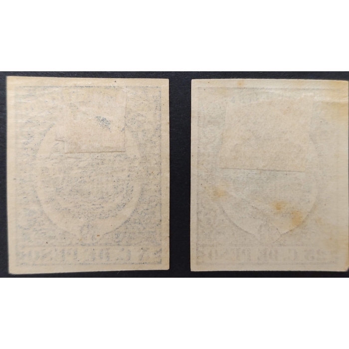 2532 Colonias Españolas. Cuba. Timbre Móvil 1894. 2 sellos. – imagen 2
