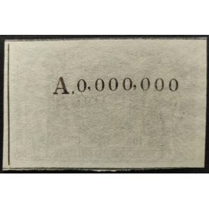 Póliza 1906 Territorios Españoles del África Occidental. 1,25 pesetas. Numeración A. 0,000,000 – imagen 2