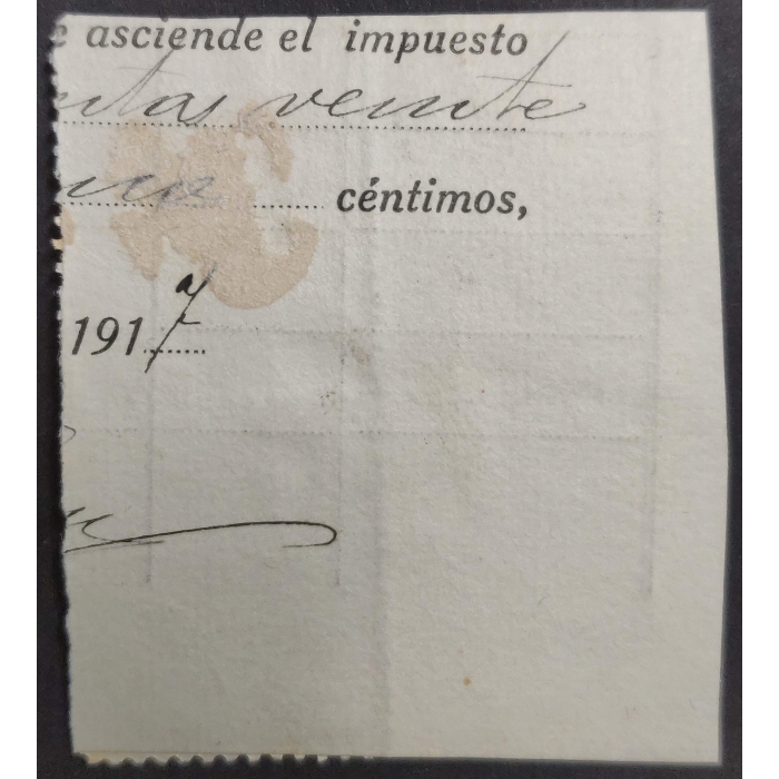 2640 Impuestos municipales del Ayuntamiento de Granada. Año 1917 - Bloque de 4 – imagen 2