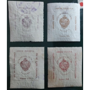 Sellos Municipales del Ayuntamiento de Palma de Mallorca. 1885 . 10 valores – imagen 2