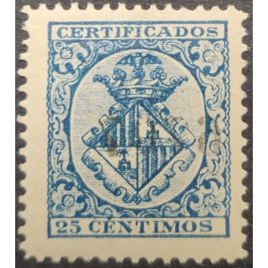 Sello Municipales del Ayuntamiento de Palma de Mallorca. Certificados. 1900-1920 aprox
