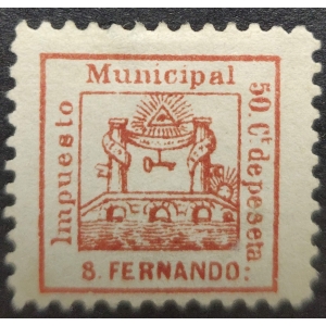 Impuesto Municipal del Ayuntamiento de San Fernando (Cádiz). 1875.