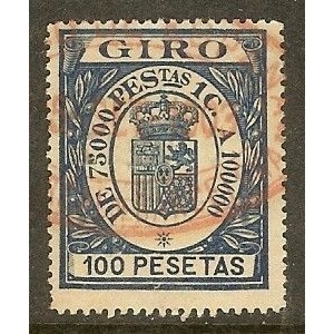 Efectos de Comercio. Giro. 1900. Valor clave de la serie