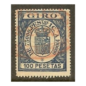 Efectos de Comercio. Giro. 1900. Valor clave de la serie