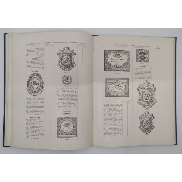 2955 Catalogue of the Revenue Stamps of Spain and Colonies. 1902. L. W. Fulcher, Walter Morley – imagen 10