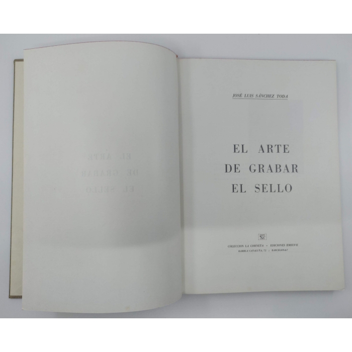 3014 El arte de grabar el sello. José Luis Sánchez Toda. 1969 – imagen 5