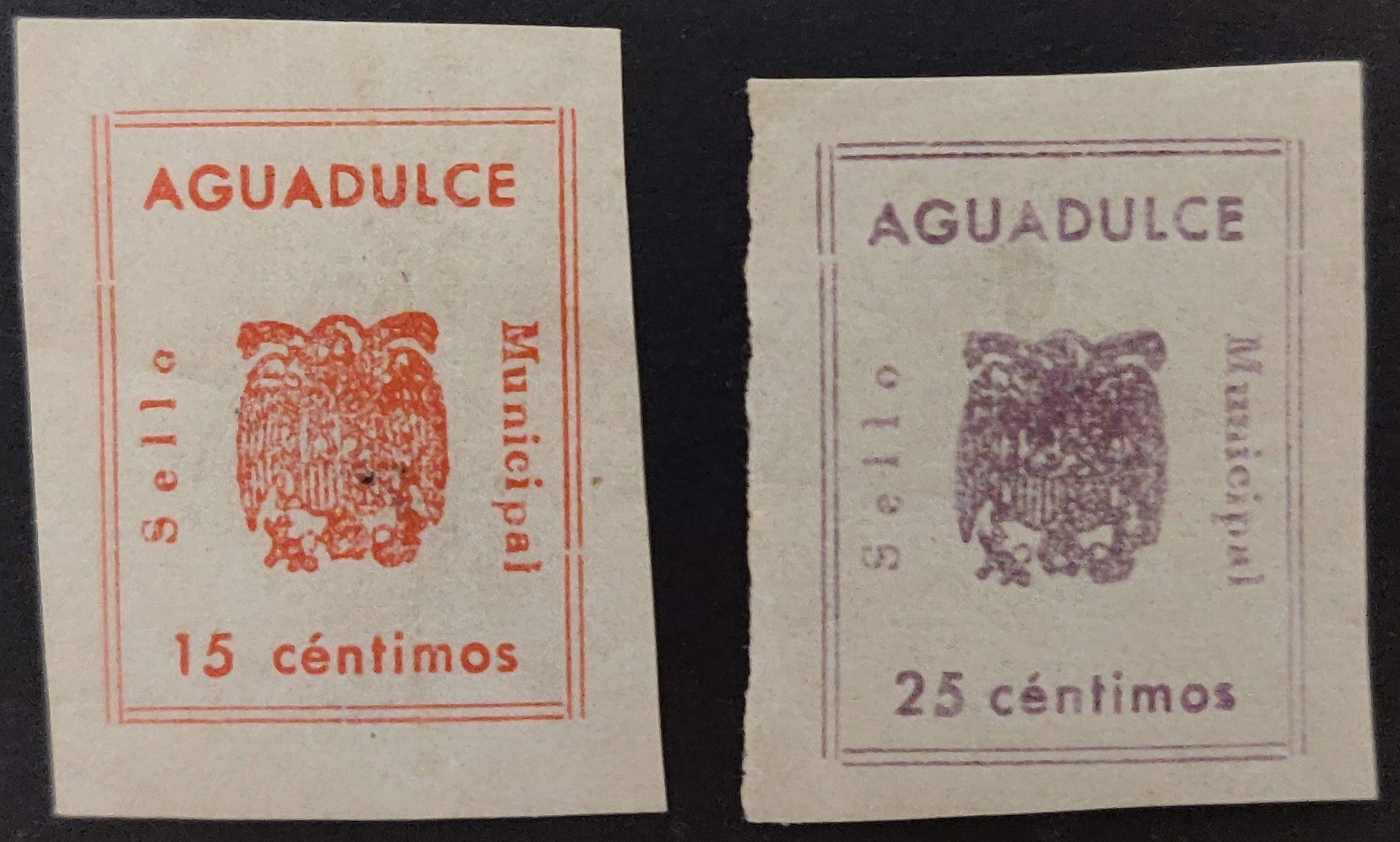3135 Sello Municipal del Ayuntamiento de Aguadulce (Sevilla). Años '40-'60