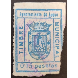 Timbre Municipal del Ayuntamiento de Luque (Córdoba). Años '50-'60
