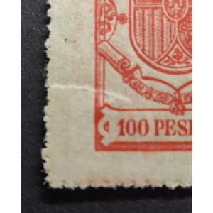 Póliza de 1911 de Territorios Españoles del África Occidental, 100 pesetas – imagen 2