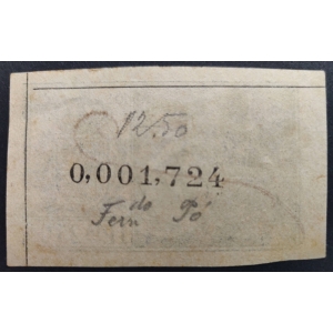 Póliza Fernando Póo 1902. 1,25 pesetas verde azul – imagen 2