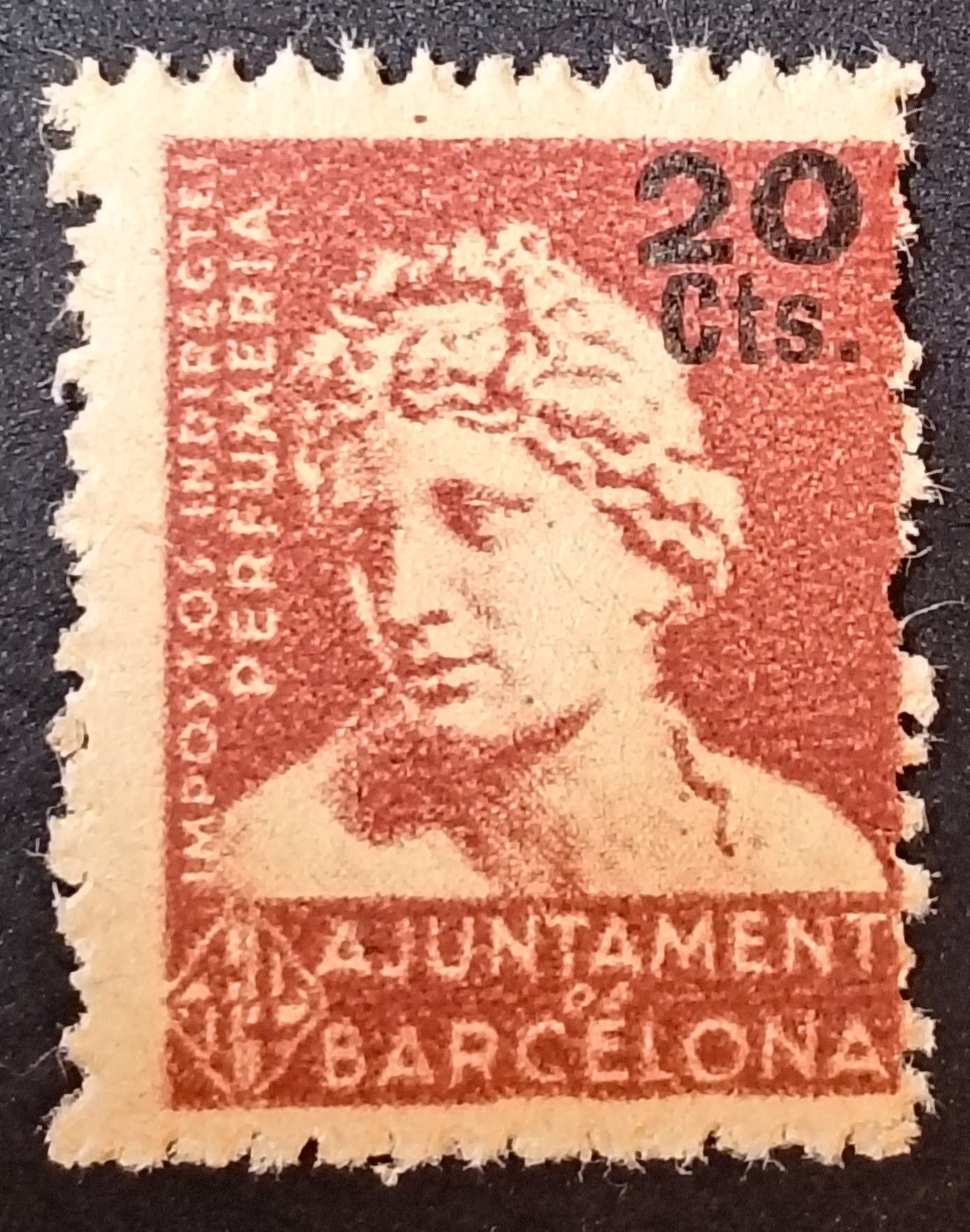 3290 Ajuntament de Barcelona. Impostos Indirectes. Perfumería 1937