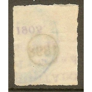 Timbre Móvil Fdo. Poo 1896 sobrecarga circular 1898 – imagen 2