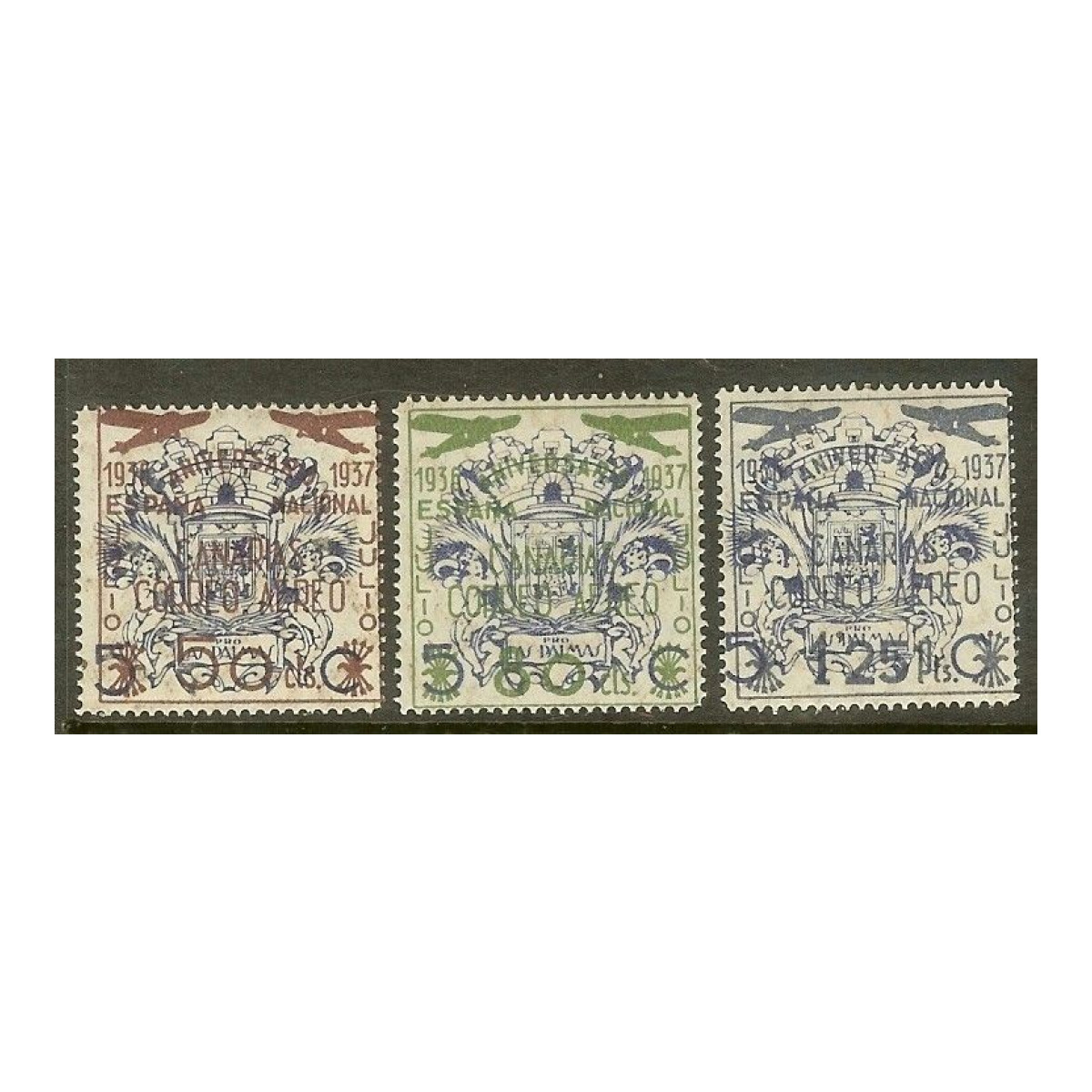 364 Google 1200x1200 Las Palmas. Serie de Sellos Benéficos Locales 1937