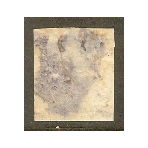 Pólvora y Explosivos 1894/96. Fragmento Sello pelón de 0,8 Cts. Negro – imagen 2