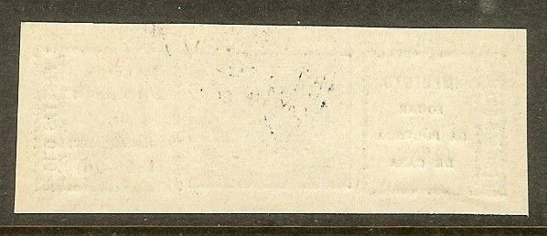 495 Pólvora u Explosivos 1895/96. Fajita de 0,10 Ptas. Verde amarillo y negro – imagen 2