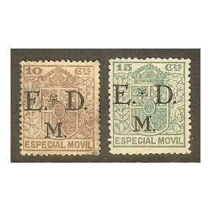 Timbres Especial Móvil Pubicitarios 1931/36