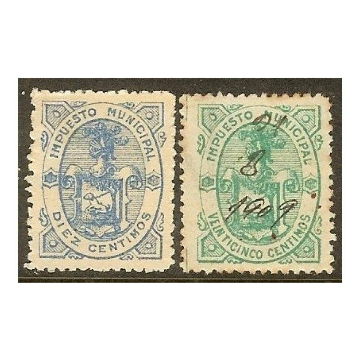 707 Google 1200x1200 Sueca (Valencia) 2 Timbres Municipales 190?