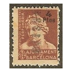 Ajuntament de Barcelona. Impostos Indirectes. Perfumeria 1937