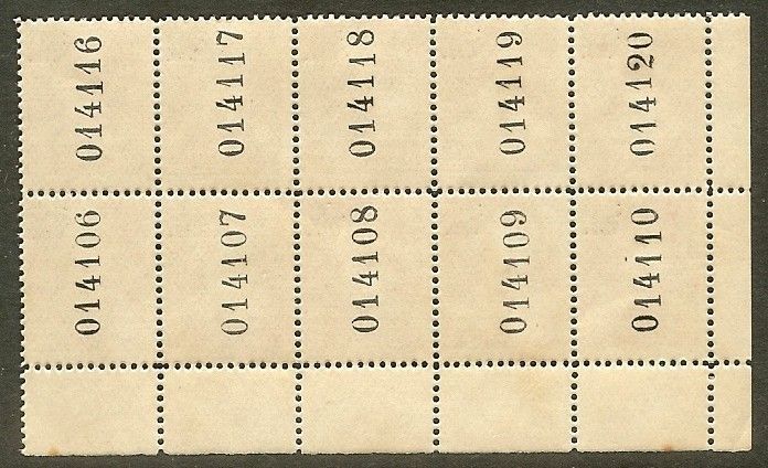 822 Ajuntament de Barcelona. Impostos Indirectes. Perfumeria 1937 En Bloque de 10 – imagen 2