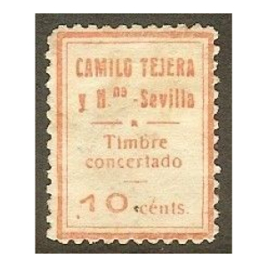 Timbre Concertado. Camilo Tejera y Hna. - Sevilla